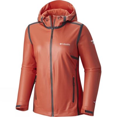 Chaquetas Columbia OutDry Ex Stretch Hooded Shell Mujer - Naranjas - Chile NMK352016